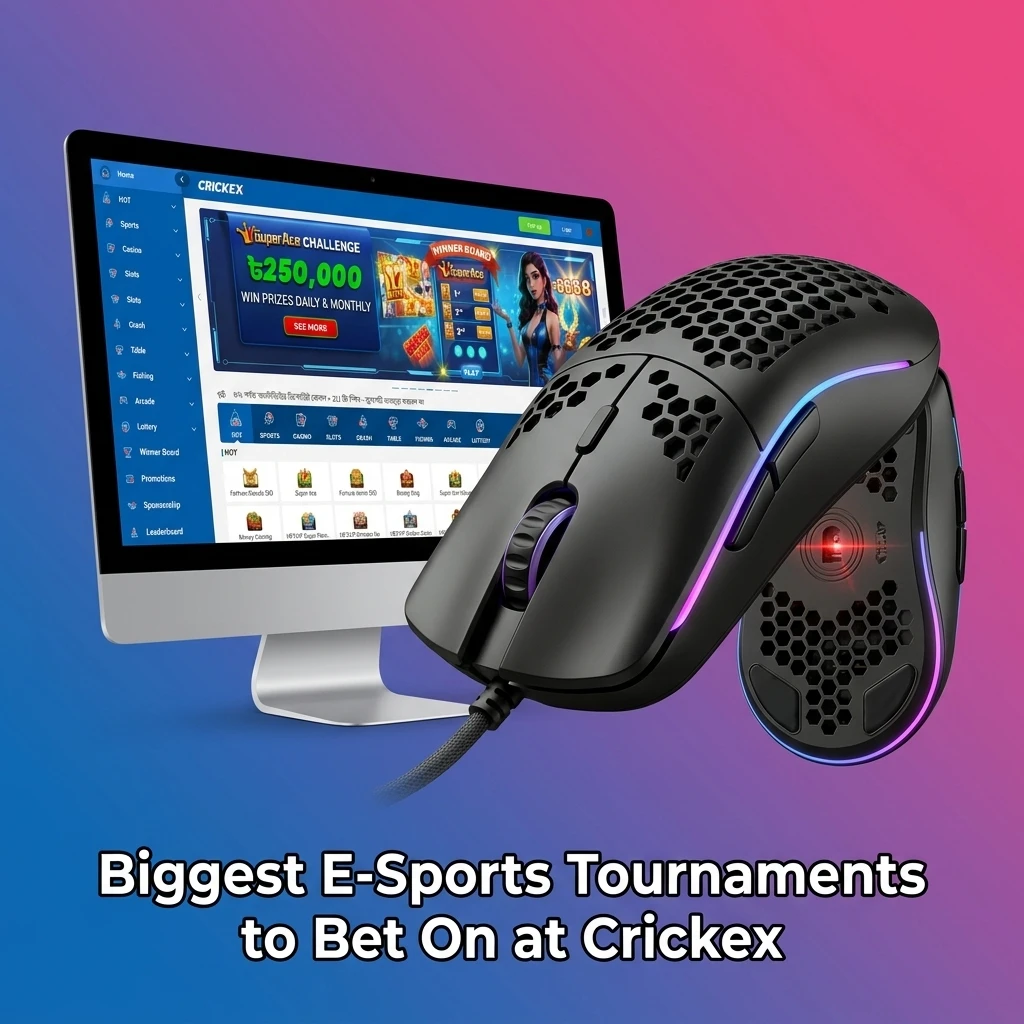 Crickex biggest esports tournaments to bet on including CS2, Dota 2, Valorant, LoL, and Mobile Legends