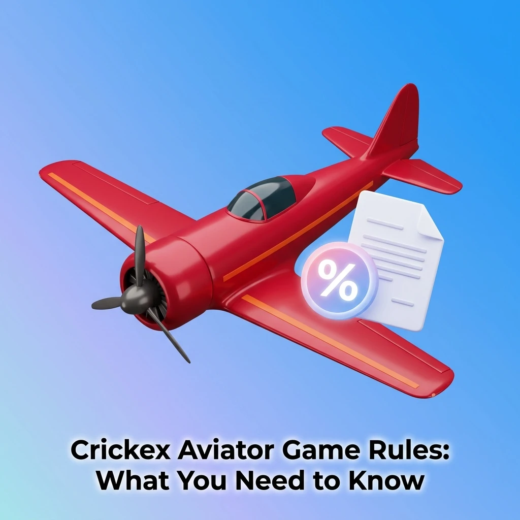 Crickex Aviator game rules showing plane multiplier mechanic, bet placement, cash out timing, and auto cash out features