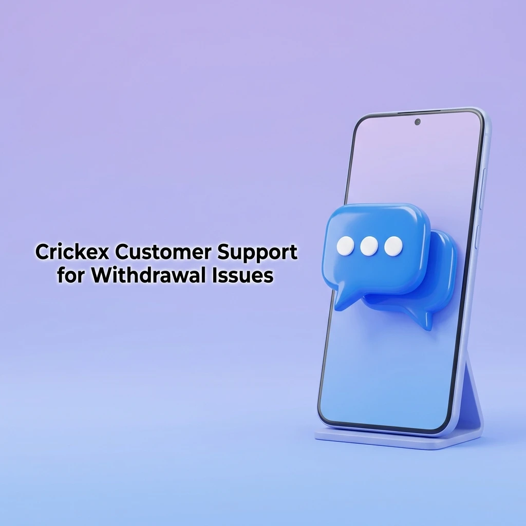 Crickex customer support channels for withdrawal issues including live chat, email, Telegram, and WhatsApp assistance