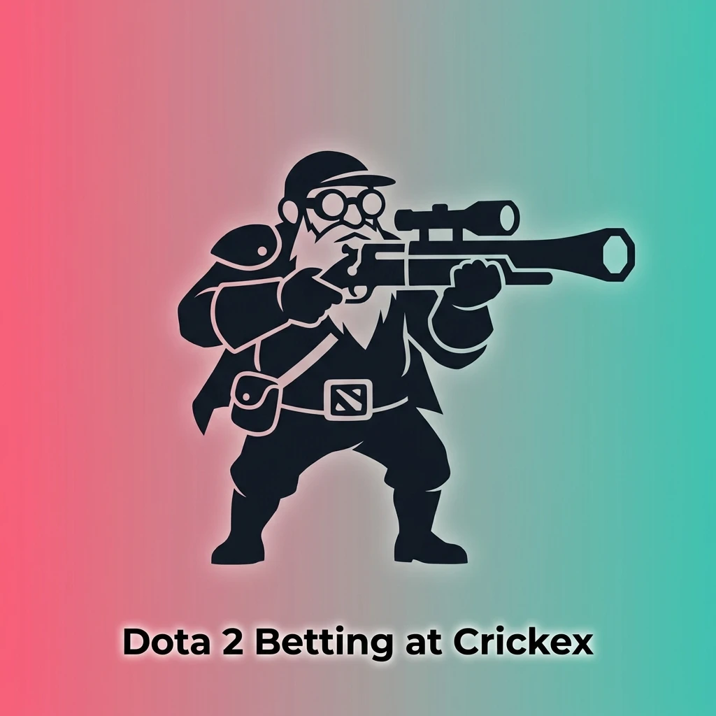 Dota 2 betting on Crickex with markets like match winner, map winner, total kills, and first blood
