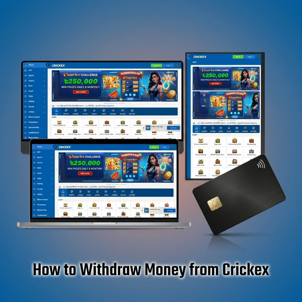 Step-by-step guide on how to withdraw money from Crickex in Bangladesh using the account dashboard