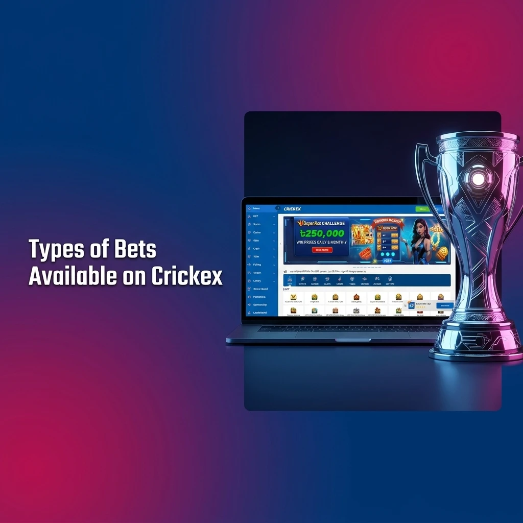 Single, Express, and System bet types available on Crickex platform for different betting strategies and experience levels