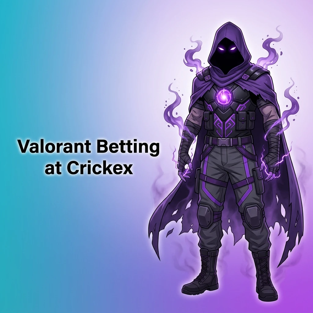 Valorant betting at Crickex covering VCT tournaments with markets for match winner, map winner, and live wagering options