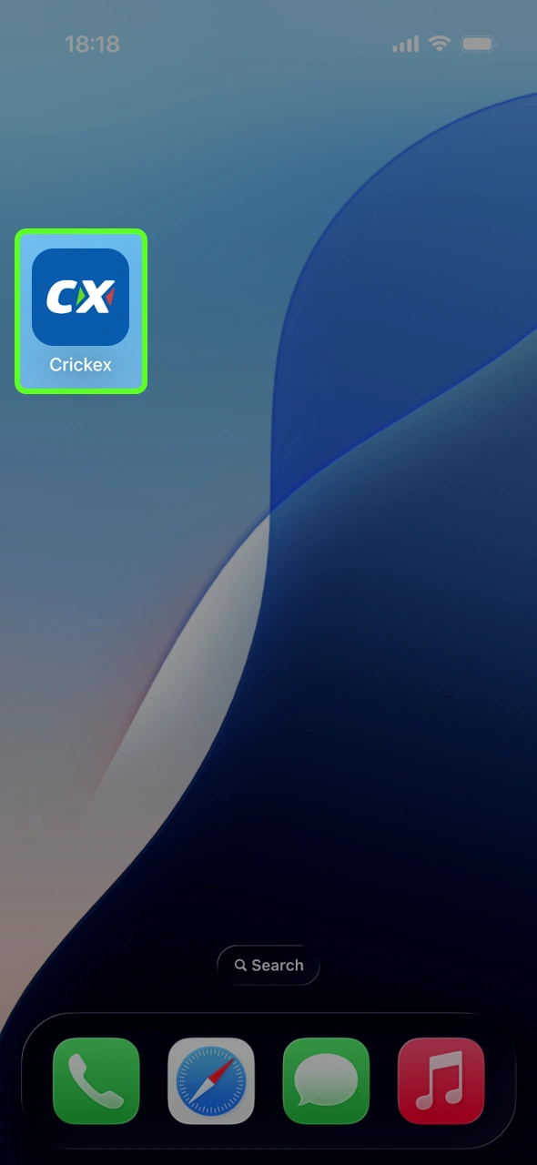 Tap the new Crickex icon on your home screen to play and win on your favorite sports and casino games instantly.